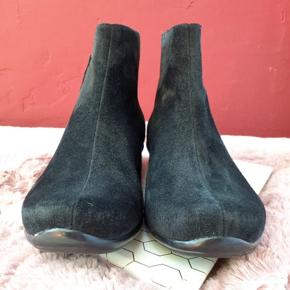 Dansko Metallic Boots Two Tone Leather Comfort Side Zip Ankle Booties 36 - Picture 5 of 13